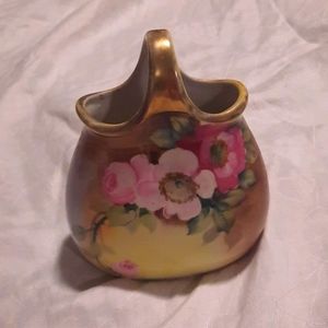 Hand Painted Floral Vase